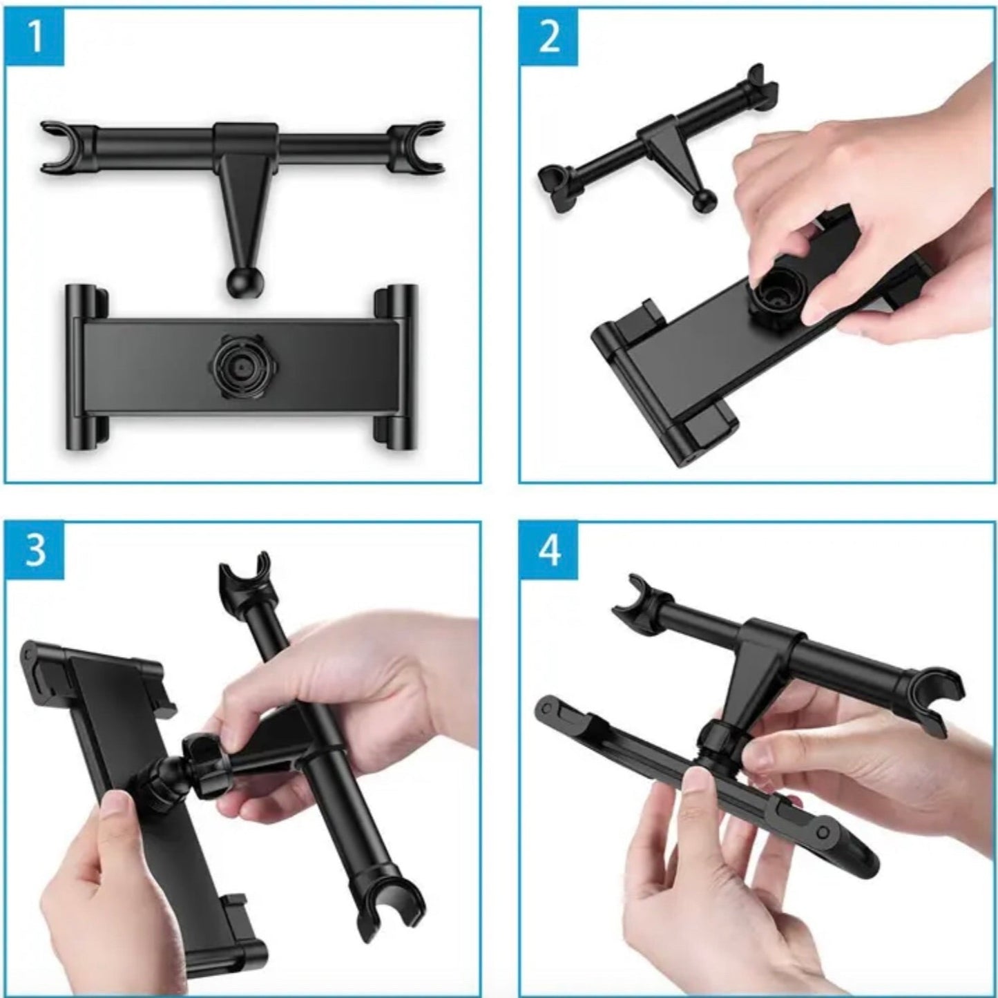 ๐ Mogico Telescopic Rear Seat Mobile and Tablet Holder - Mogico