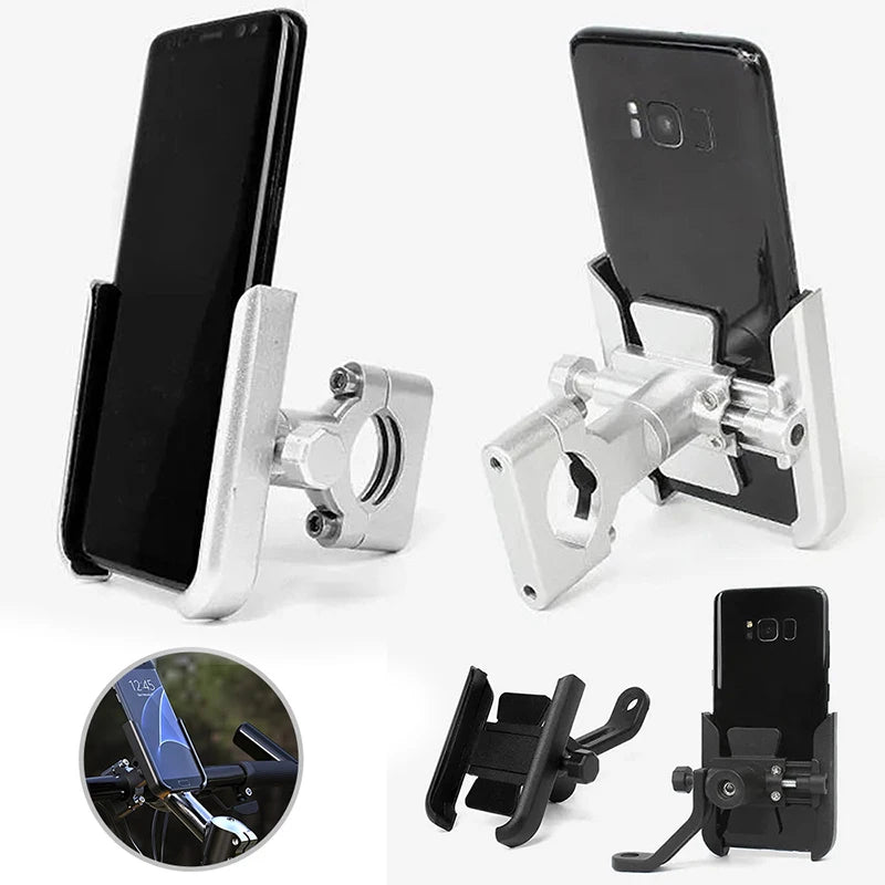 🏍️ 🚴 Aluminum Alloy Motorbike & Bike Phone Holder - Mogico